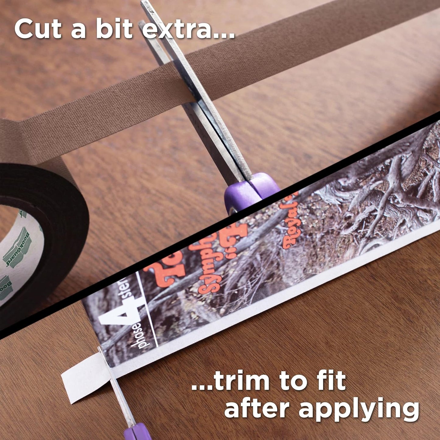 BookGuard 1 Inch Premium Bookbinding Repair Cloth Tape, 15 Yard Roll, Tan