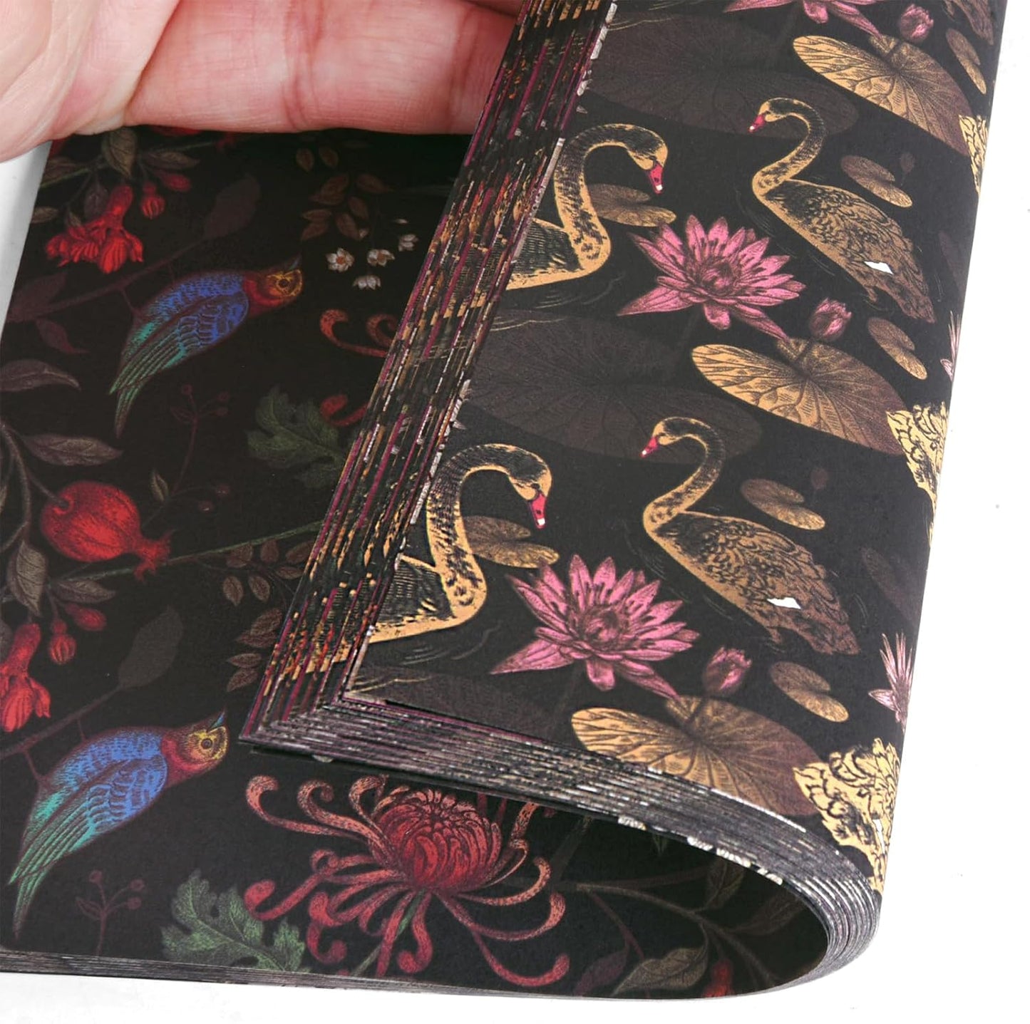 Origami Paper Kit 100 Sheets 6 Inch Square Double Sided Color 20 Vivid Colors for Hand Crafts Origami Paper Arts Creativity.Luxuriant Flowers