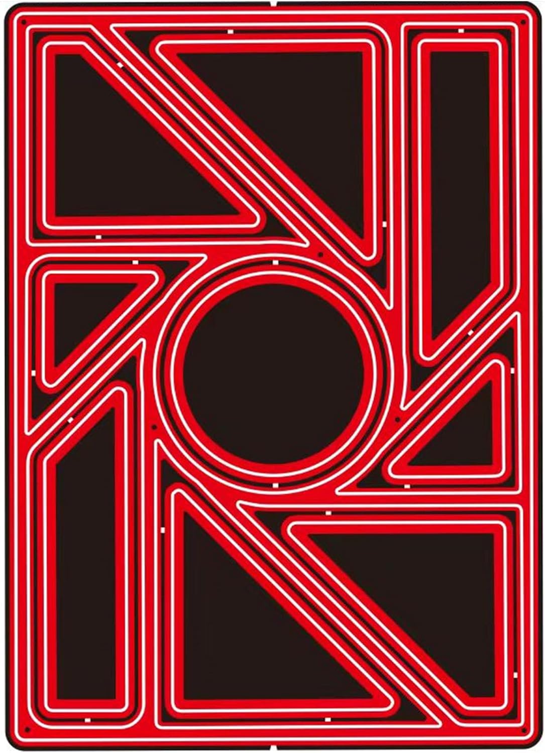 Cutting Dies Metal Stencils Scrapbooking Tools Flowers Lace Frame DIY Embossing Template for Paper Card Making Album Arts Crafts Supplies (Circular frame-14x10cm)