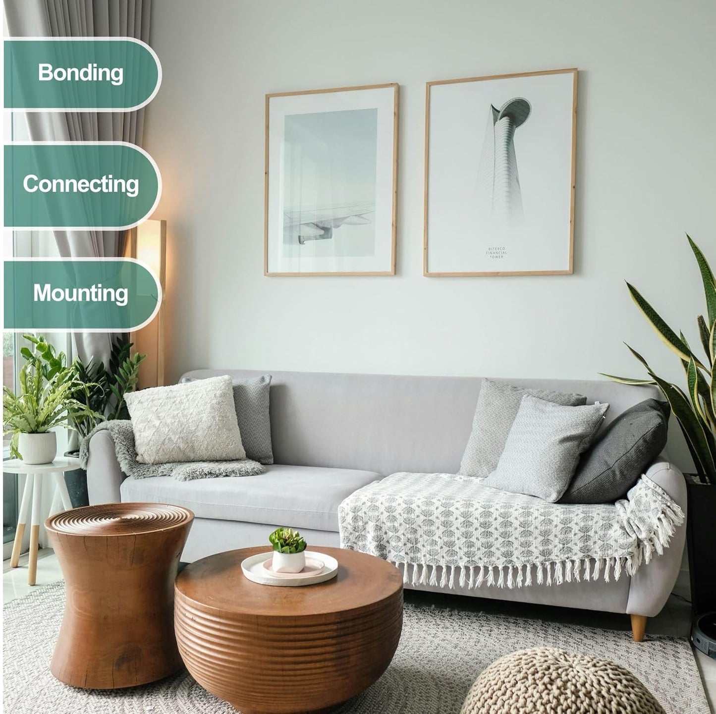 3M Double Sided Foam Tape 0.5" x 10Ft, Double Coated Urethane Foam Tape Adhesion Polyurethane for Bonding Attaching Mounting Interior Signage Nameplates DIY Card, 1 Pack, White