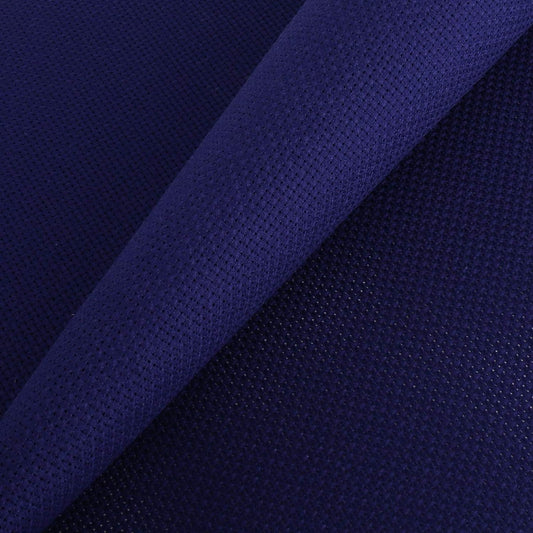 Aida Cloth 14 Count Cross Stitch Fabric,19×28inch (14CT, Navy)