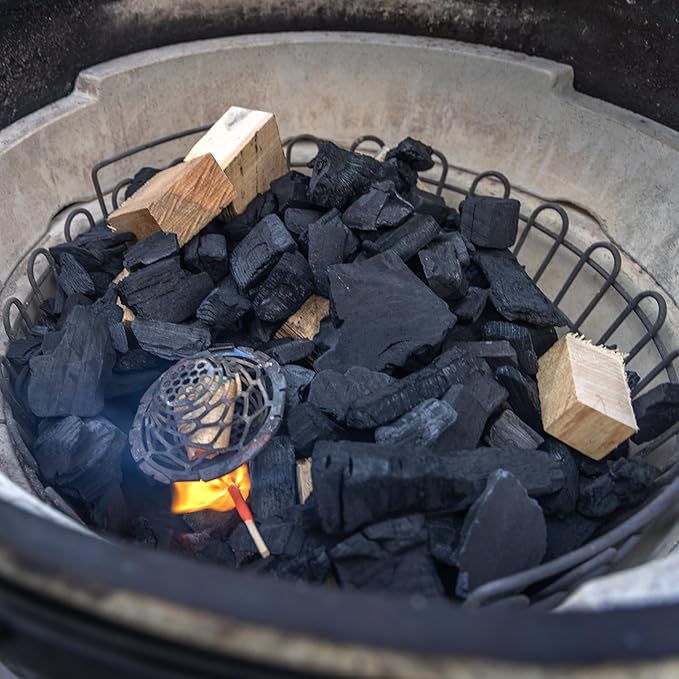 MARSHALLTOWN Arkansas Championship Hickory Chunks, 10 Pound Box of Genuine American Hickory Smoker Chunks, HCKCHNK10