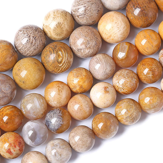 6MM Coral Jade Stone Beads Chrysanthemum Gemstone Round Crystal Energy Jade Beads for Jewelry and Bracelets Making 120pcs 2 Strands 32"