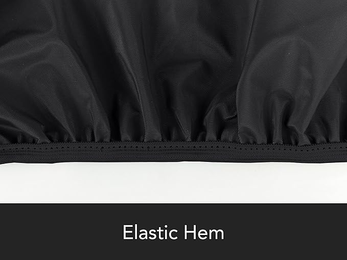 Covermates Grill Cover - Weather Resistant Outdoor Cover, Heavy Duty BBQ Covers for Large Outdoor Kitchen, Classic 12-Guage Vinyl, 57 Inch, Black