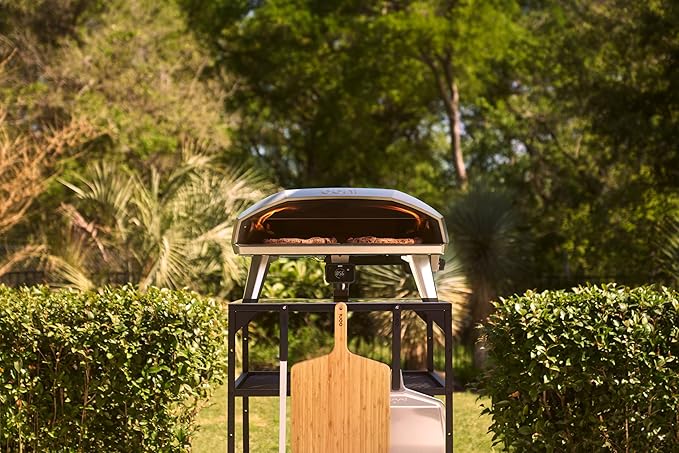 Ooni Koda 2 Max Gas Pizza Oven – 24" Propane Powered Outdoor Oven with 28 mBar Regulator and Gas Hose, Large Propane Pizza Oven - Black