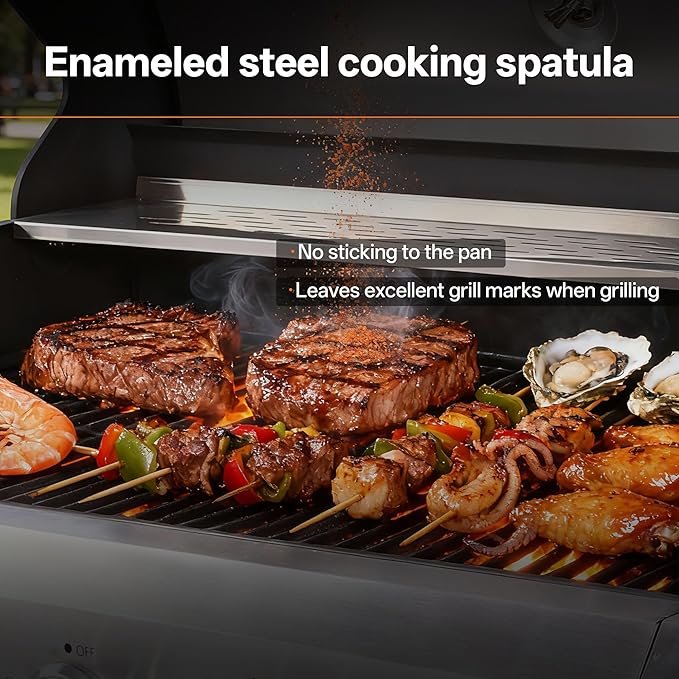 Endark Upgraded 68,500 BTU 6-Burner Propane Gas Grill with Side Burner | Stainless Steel Outdoor BBQ Grill with Porcelain Grates & Wheels for Patio, Garden, Backyard