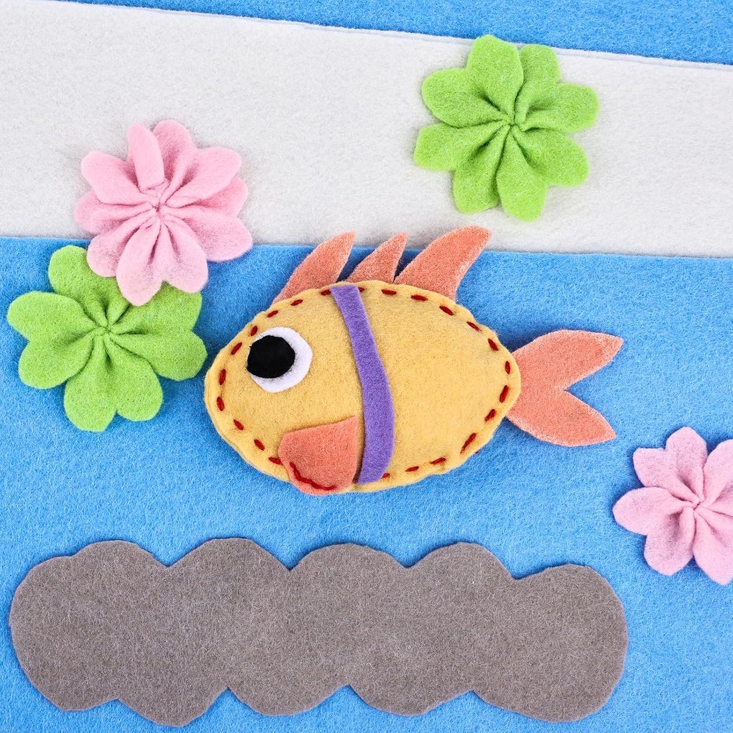 12 Rolls 8"x35"(20.5x90cm) 1.4mm Thick Soft Felt Fabric Sheet 12 Assorted Rainbow Series Colors Felt Pack Pastel Felt Sheets for DIY Craft Sewing Squares Nonwoven Patchwork