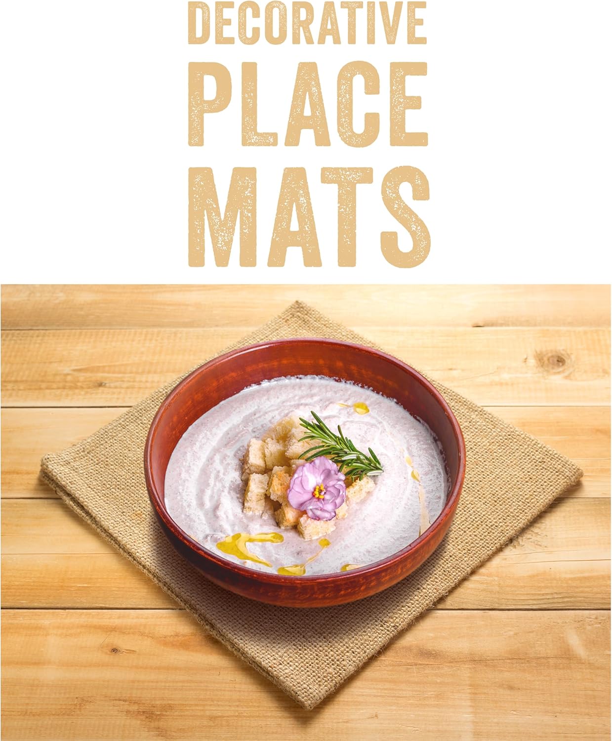 VViViD Burlap Fabric Roll (1” x 35ft) Natural Jute for DIY Crafts, Wedding Decorations, Gift Wrapping & Home Accents