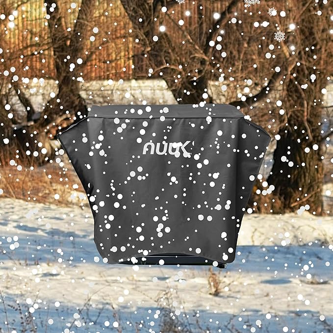 NUUK 20x30IN Waterproof Outdoor Cooking Station Cover, Heavy Duty UV Resistant BBQ Grill Table Cover for Pizza Oven Cart and Kitchen Prep Island