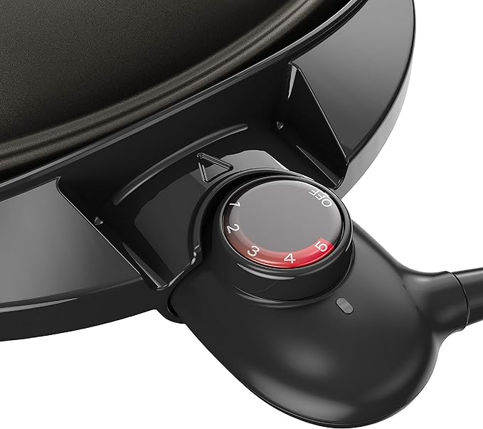 George Foreman Indoor/Outdoor Electric Patio Grill, Apartment Approved, 15-Serving, Removable Stand, Black