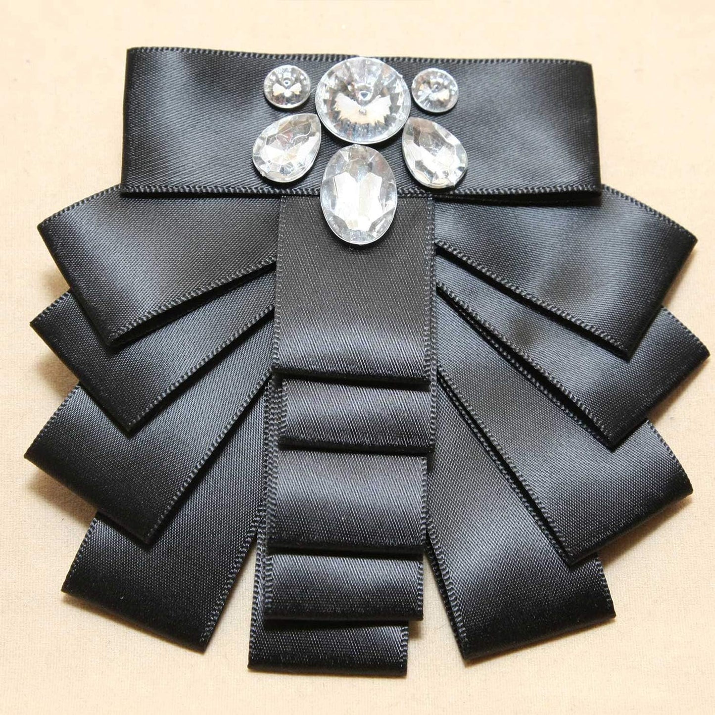 Humphrey's Craft 1-1/2 Inch Black Double Faced Satin Ribbon - 25 Yards Variety of Color for Crafts Gift Wrapping DIY Bows Bouquet Decoration Sewing Christmas Tree Wedding and Invitation Card.