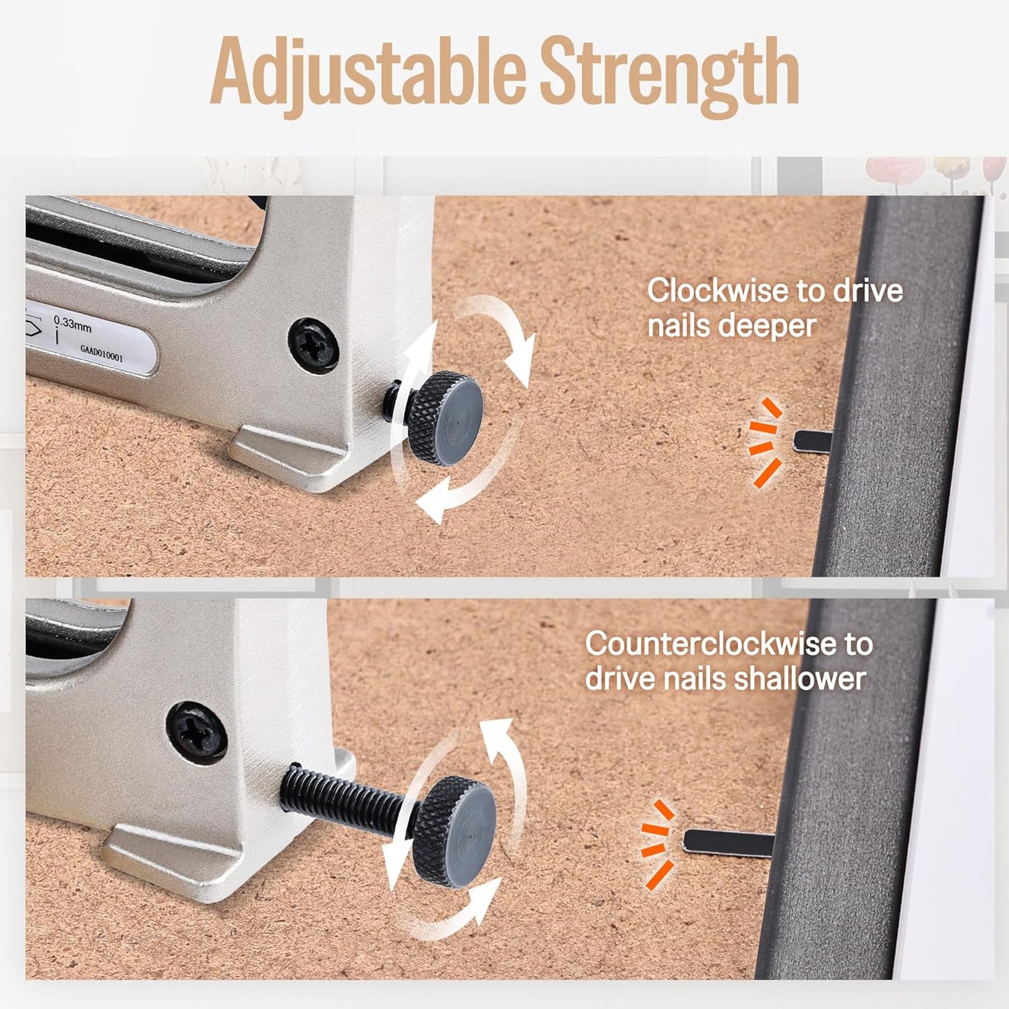 meite Point Driver HM515 Manual Tool with 1000-Count Flexible Point Nails, Picture Framing Tool for DIY Crafts, Frame Point Driver, Picture Frame Stapler/Nailer/Tacker