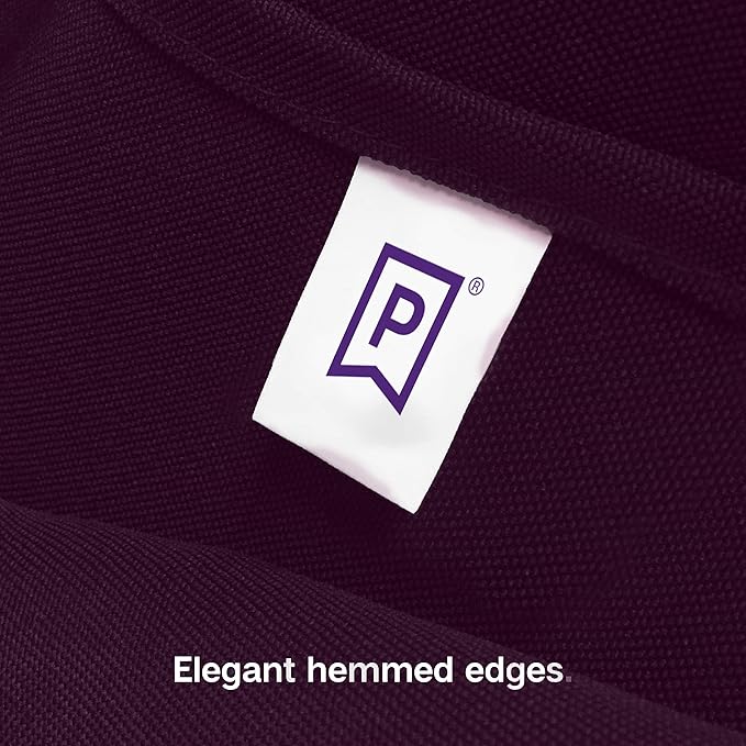 Gee Di Moda Rectangle Tablecloth - 60 x 126 Inch Eggplant Table Cloth for 8 Foot Rectangle Tables - Heavy Duty Washable Fabric - for Holiday Party, Dinner, Weddings, Baby Shower & Events