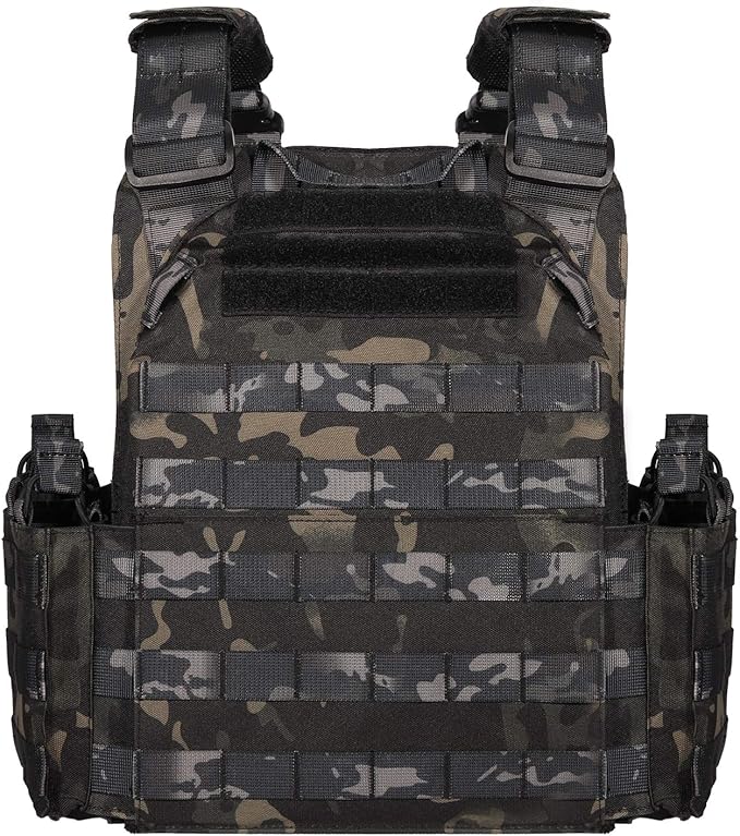 YAKEDA Quick Release Tactical Outdoor Vest for Adult