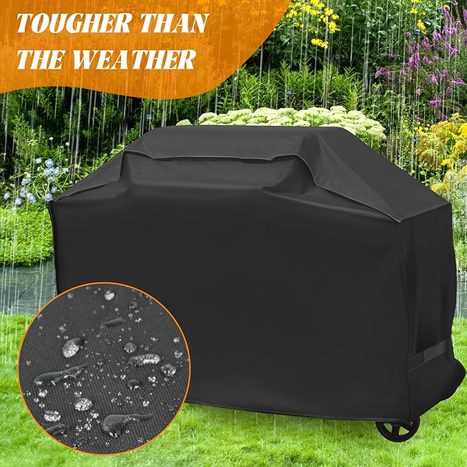 Grill Cover for Traeger Woodridge Pro Accessory Wood Ridge Elite Replacement Parts BAC776 Pellet Smoker Full Length 600D Waterproof Outdoor BBQ Covers Grilling