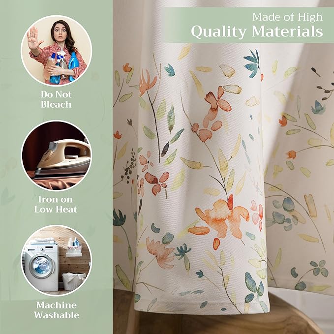 Maison d' Hermine Table Cloth Round Table 100% Cotton 63 Inches Tablecloth Reusable Decorative Everyday Use for Dining Room, Farmhouse, Home, Party, Festive & Wedding Spring Summer - Colmar