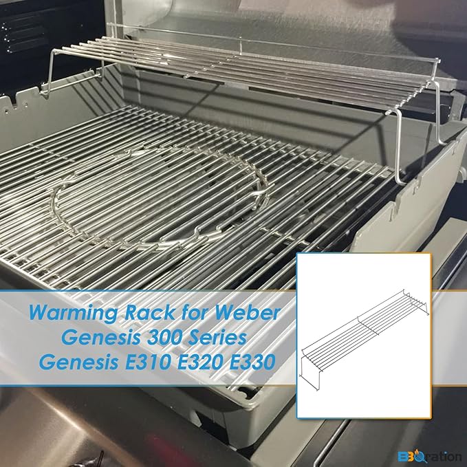 65054 Warming Rack for Weber Genesis 300 Grill Parts (2007-2016) Genesis E310 E320 E330, Grill Warming Rack for Weber Genesis Grill Parts Warming Rack for Weber 81323 62749