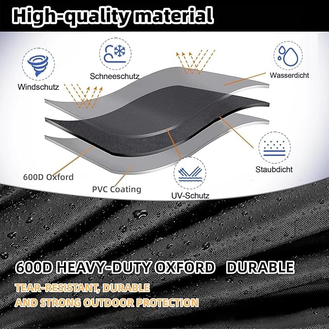 Fire Pit Cover for Ninja Fireside 360 -600D Oxford Heavy-Duty Waterproof and Dustproof Cover with Lift Handle, Double Drawstring Hem , All-Weather Protection Compatible with Ninja Fire Pit