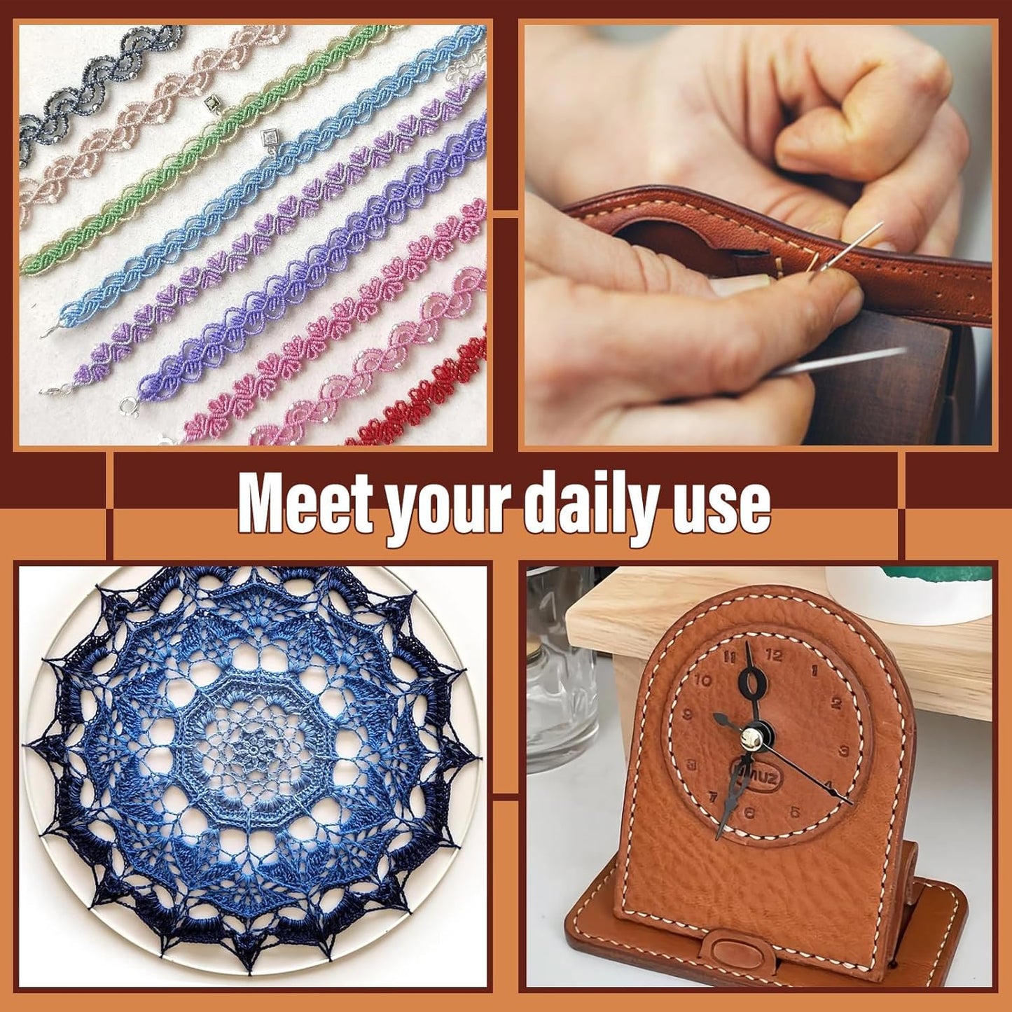 0.8 mm Leather Sewing Thread, 16 Colors 32 Yards Waxed Thread, Round Waxed Thread, Wax String for Bracelet Making, Sewing Stitching, Bookbinding, Braiding