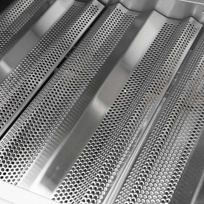 Hygrill 32-Inch Built In Grill, Stainless Steel 4-Burner Grill Head for Outdoor Kitchen, Liquid Propane