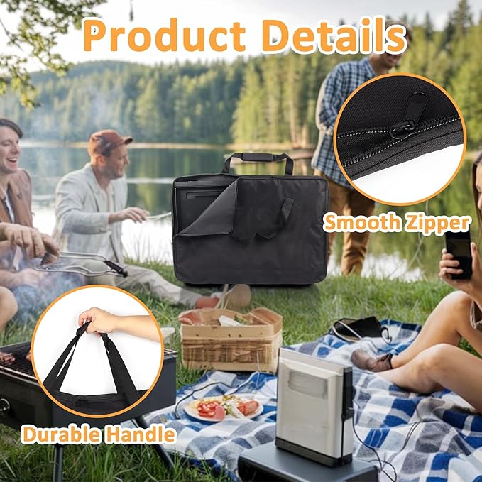 7036 Griddle Cover for Weber Genesis 400 Series Griddle Carry Bag, Waterproof Flat Top Griddle Cover for Weber 6789 Griddles, 600D Portable Full-Size Storage Bag for Genesis Griddle Insert