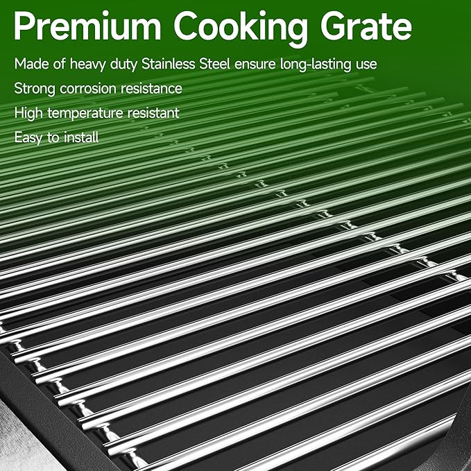 17" Grill Grates for Charbroil Infrared 3 Burner 463242515 463242516 466242515 466242516 G466-0025-W1A 463243016 463246018 463346017 463355220, Stainless Steel Charbroil Grill Replacement Parts