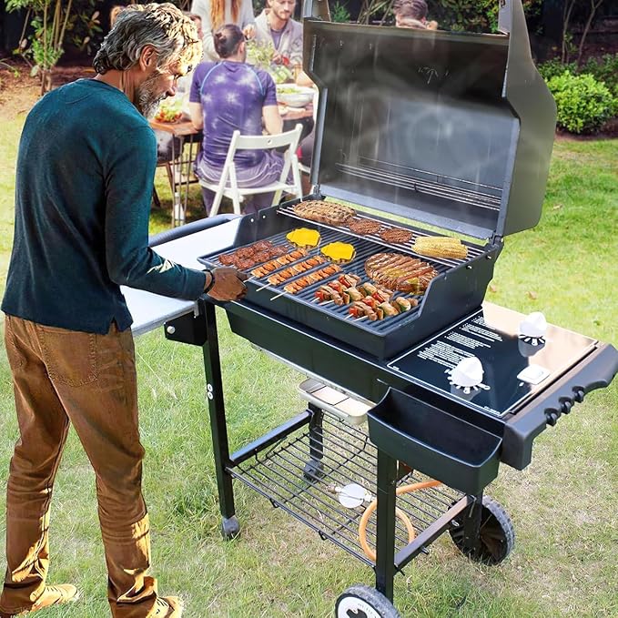 QuliMetal 7522 7535 Grill Replacements for Weber Spirit 200 & 210 Series(2009-2012 with Side Control), for Genesis Silver A, for Weber Spirit 500, 21.5" Flavorizer Bars & 15" Grill Grates
