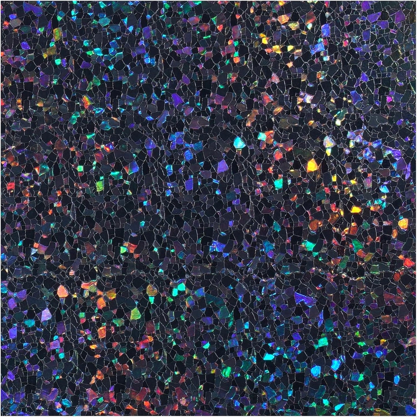 rabbitgoo Blackout Rainbow Window Privacy Film Decorative Stained Glass Diamond Pattern Window Sticker with Iridescent Tint Non-Adhesive Static Cling for Home Office Bathroom, 23.6 x 78.7 inch, Black