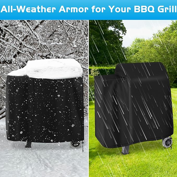 Grill Cover for Pit Boss 500 700 Series 700FB Lexington Classic Wood Pellet Grills Pitboss Parts Outdoor BBQ Accessory 600D Heavy Duty Waterproof 73700