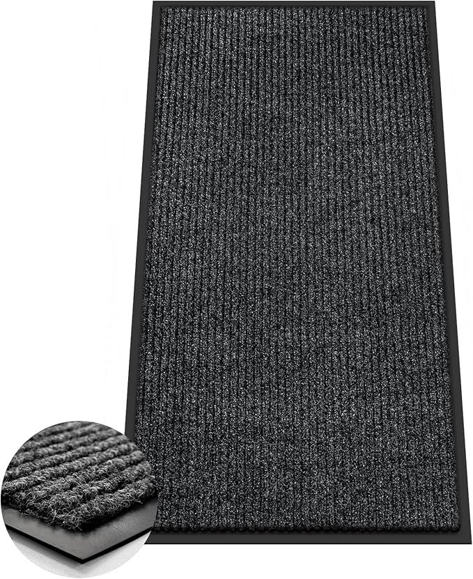 Azadx 3'x6' Front Door Mat Heavy Duty Indoor Outdoor Door Mat Non-Slip Backing Doormat for Entryway Stain and Fade Resistant Commercial Floor Mats Entry Mat Low Profile Welcome Door Mats