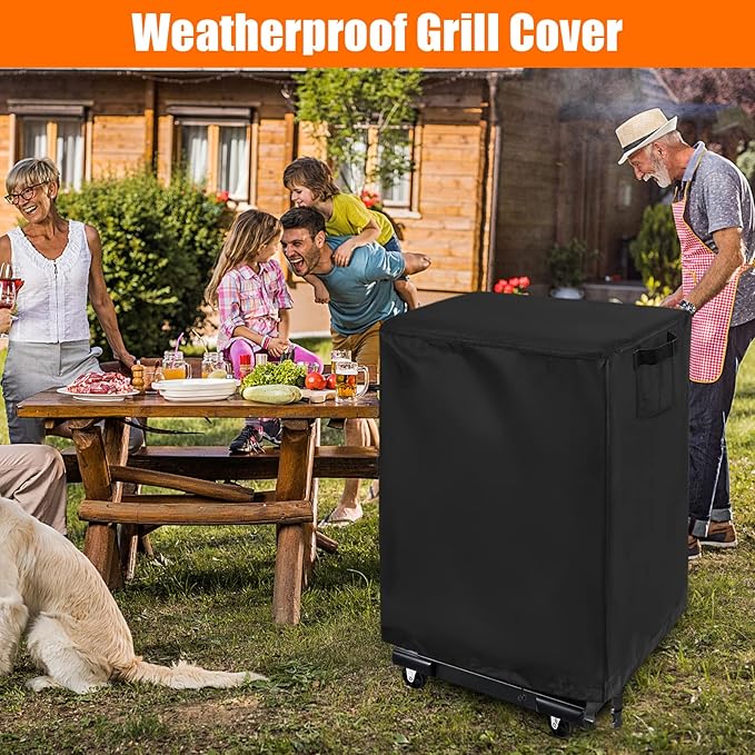 2 Burner Gas Grill Cover 32 Inch for Char-Broil Performance Series 2-Burner Gas Grills, Waterproof 32in Infrared Grill Cover for Weber Nexgrill with Collapsed Side Tables,32" x 25" x 43"
