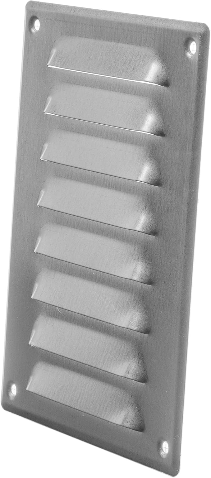 Repa Market 5.5" x 7.5" Inch (Outer Dimensions) Galvanized Air Vent Cover - Steel Steel Return Air Grilles - for Ceiling and Sidewall - HVAC - with Protection Screen (5.51'' x 7.48'' Inch)