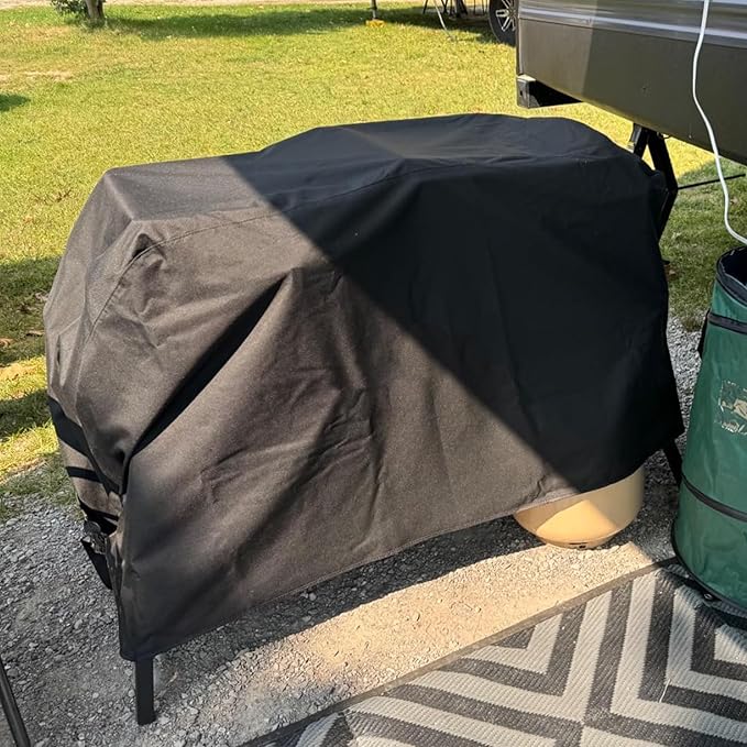 Grill Cover for Blackstone Duo 17" Griddle and Grill Combo 1819, Heavy Duty Waterproof Blackstone 5091 Cover, Outdoor BBQ Grilling Cover