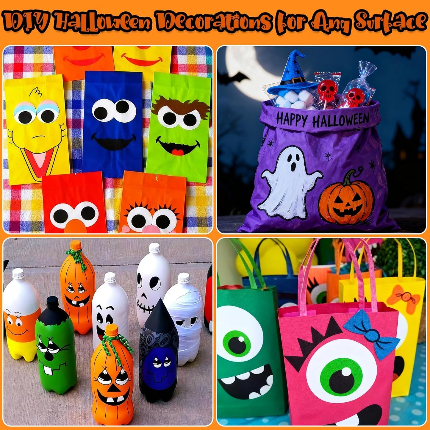 SFAIH Pumpkin Acrylic Markers, 12 Colors Halloween Decor Paint Pens for Pumpkin Decorating, Costume Making, Dual Tips (1-6mm Brush & 0.5-4mm Chisel) for Glass, Ceramic, fabric, Waterproof & Quick-Dry