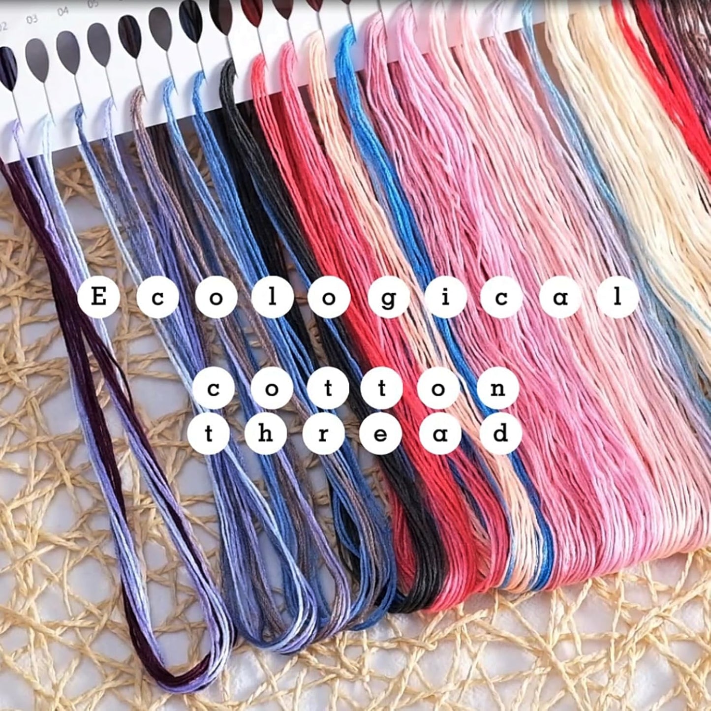 51buyoutgo Natural Landscape Cross Stitch Kits, 11 Ct Count Pre Printed Counted Stamped Cross Stitch Embroidery Needlepoint Patterns Kits for Adults Beginners, Easy Advanced Crossstitch Crossstitching