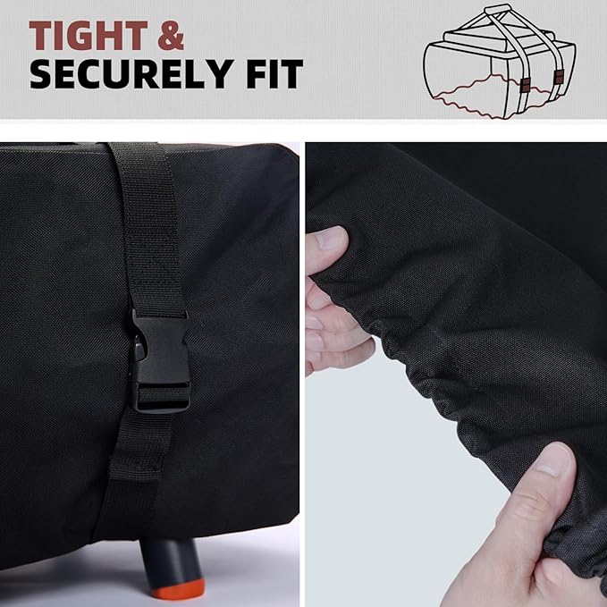 Waterproof Carry Cover for Blackstone (Leggero) Pizza Oven 2238 2379 5967, Tabletop Pizza Oven Accessories, Windproof with Bottom Drawstrings, UV Resistant with Heavy-Duty 600D PVC Fabric (Cover Only)