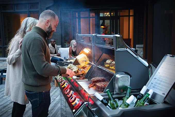 Napoleon PRO825RSBINSS-3 Prestige PRO 825 RSBI Natural Gas Grill, sq.in. + Infrared Rear & Bottom Range Burner, Stainless Steel