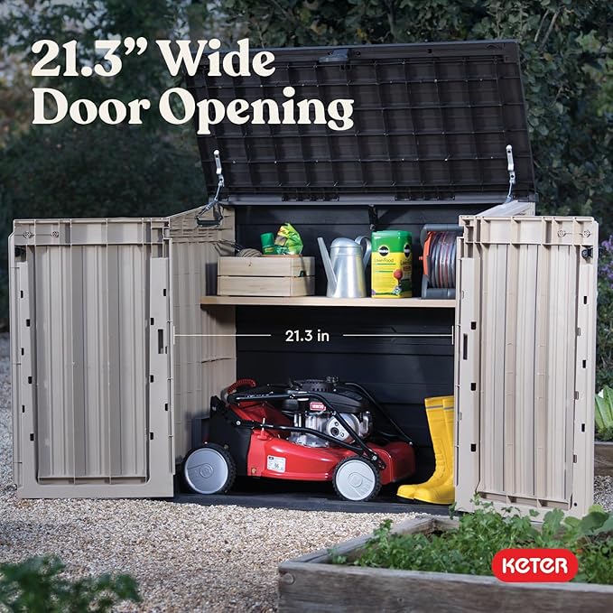 Keter Store-It-Out MIDI Outdoor Resin Horizontal Storage Shed