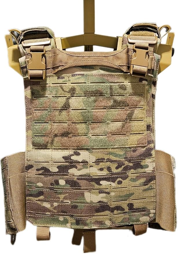 Redemption Crusader 2.0 Molle Quick Release Buckles Airsoft Vest With Adjustable Size Sides And Triple Pouch