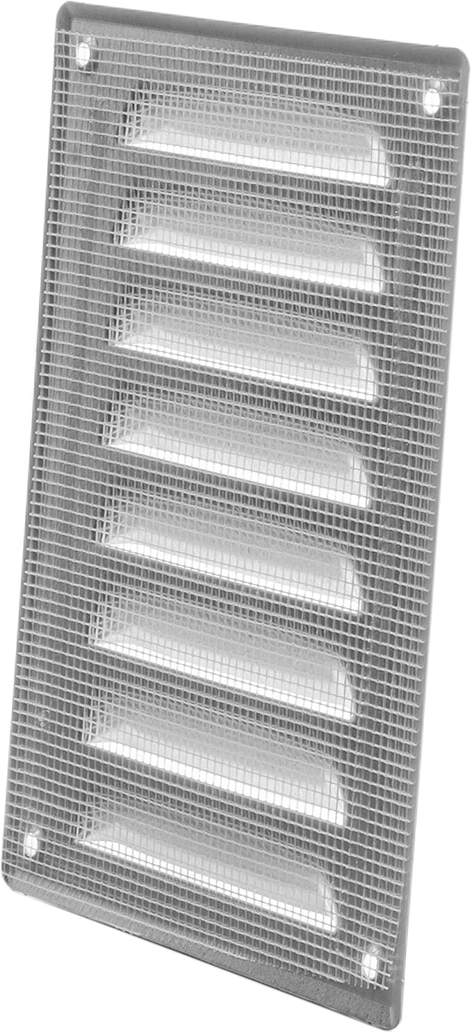 Repa Market 5.5" x 7.5" Inch (Outer Dimensions) Galvanized Air Vent Cover - Steel Steel Return Air Grilles - for Ceiling and Sidewall - HVAC - with Protection Screen (5.51'' x 7.48'' Inch)