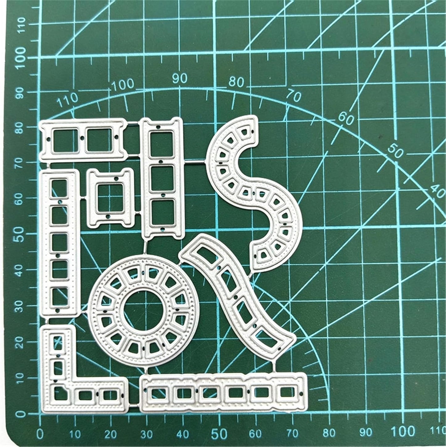 Cutting Dies Metal Stencils Scrapbooking Tools DIY Embossing Template for Paper Card Making Album Arts Crafts Supplies (Films-8.2x7.5cm)