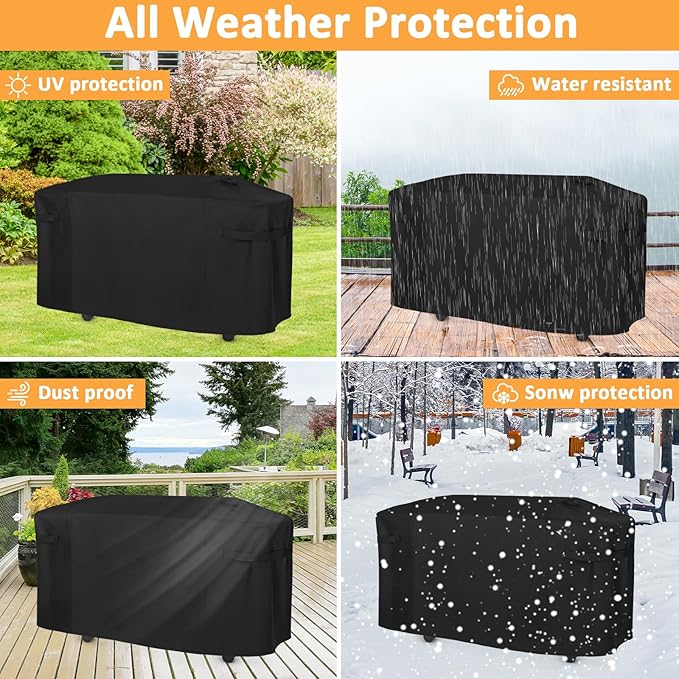 Grill Cover for Weber/Blackstone 36 Inch Griddle, Replacement for Weber 3400030 Cover, Waterproof Full-Length Cover for 4 Burner Griddle 44310401 Models, 67 Inch Outdoor for 36" Griddles Cover