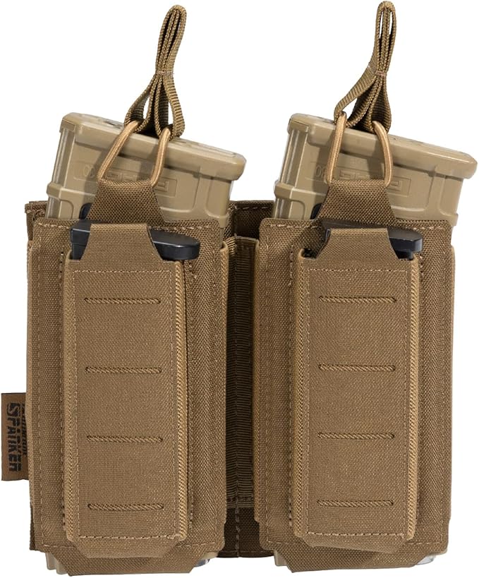 EXCELLENT ELITE SPANKER Tactical Open-Top Single/Double/Triple Molle Mag Pouch for Pistol Mag Pouch Tactical Bag Accessories Holder