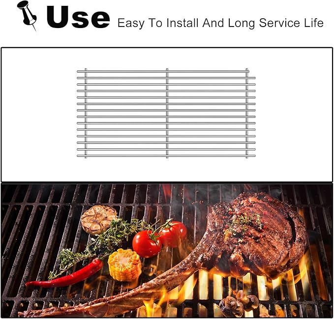 Grill Grates Replacement for DCS Grill Parts 54801 DCS 36, 48, 36ABQR,36BQ, 36BQR, 36DBQ, 48DBQAR, 48DBQR, 48EBQAR, 48EBQR, BGA36-BQARL, BGA36-BQARN, Stainless Steel Ceramic Rods Grids BBQ 20”