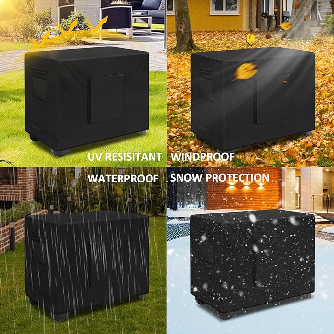Outdoor Raised Garden Bed Cover for Winter , Waterproof Raised Planter Boxes Stand Covers Heavy-Duty for Outdoor prep tables, Protection for Winter Snow,Frost,and Rain-48 x 24 x 35 inch (Only Cover)