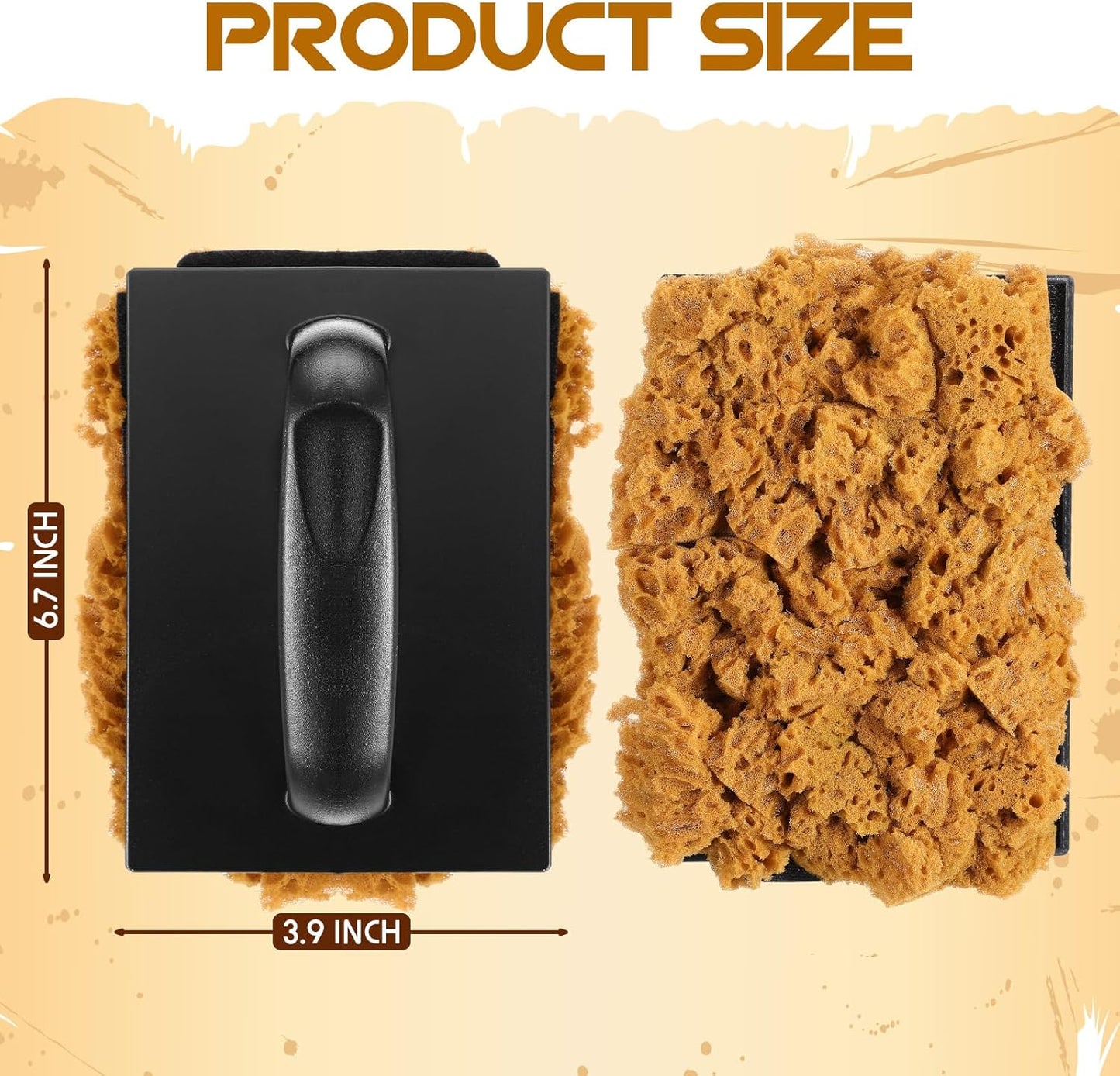 Large Sponge Paint Roller for Painting Sea Texture Sponge for Art Coatings Natural Brush Home Wall Painting