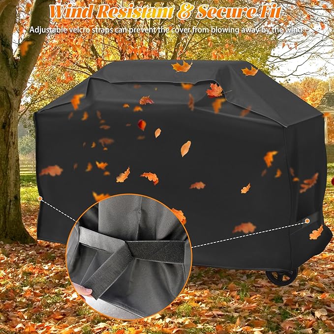 Grill Cover for Traeger Woodridge Pro Accessory Wood Ridge Elite Replacement Parts BAC776 Pellet Smoker Full Length 600D Waterproof Outdoor BBQ Covers Grilling