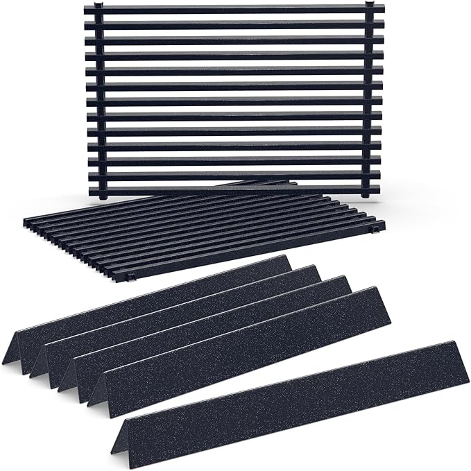 22.5" Flavorizer Bars & 17.5" Grill Grates for Weber Genesis Silver B/C, Genesis Gold Platinum B/C, Weber Spirit 300 with Side Knobs, Spirit 700, Grill Parts for Weber Spirit 900, Weber 7537 7525