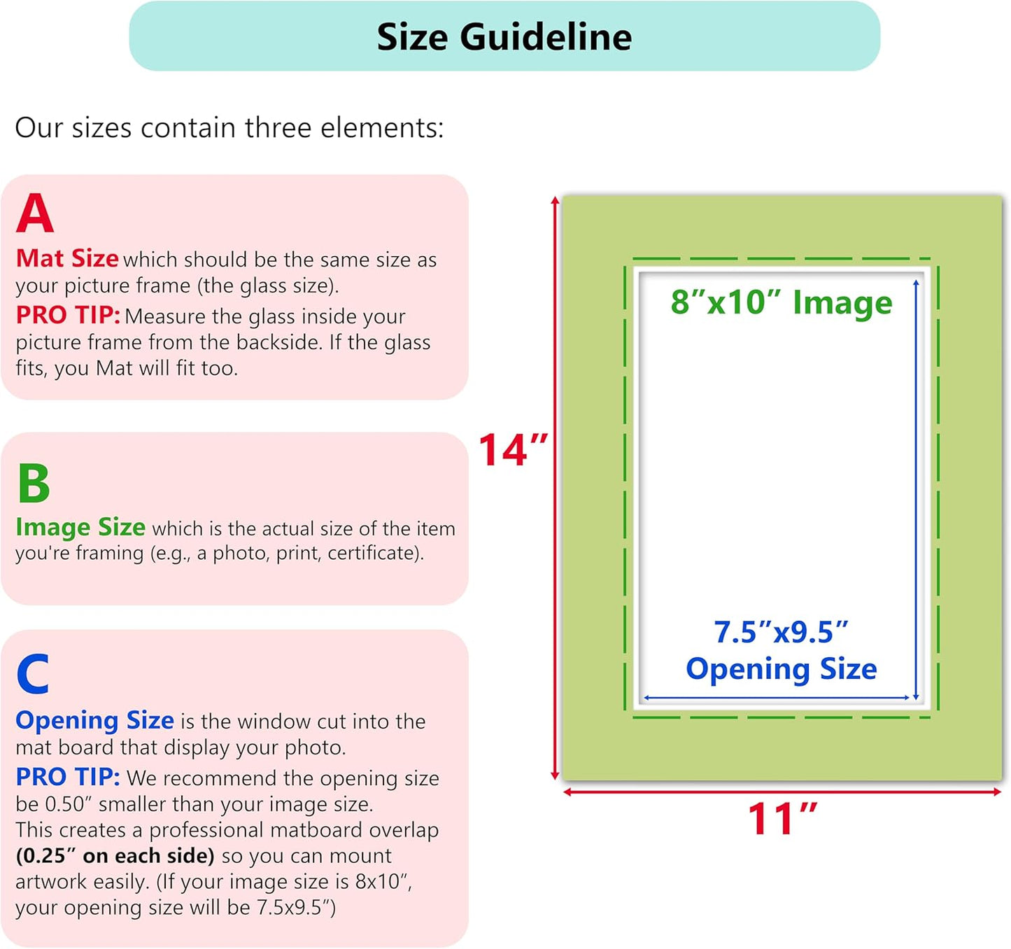 Poster Master Off White Matboard – 4-Ply Acid-Free Picture Mat Board with 45° Beveled Cut, Made in USA, Custom Cut to Any Size, 1/16" Thickness for Framing & Displays