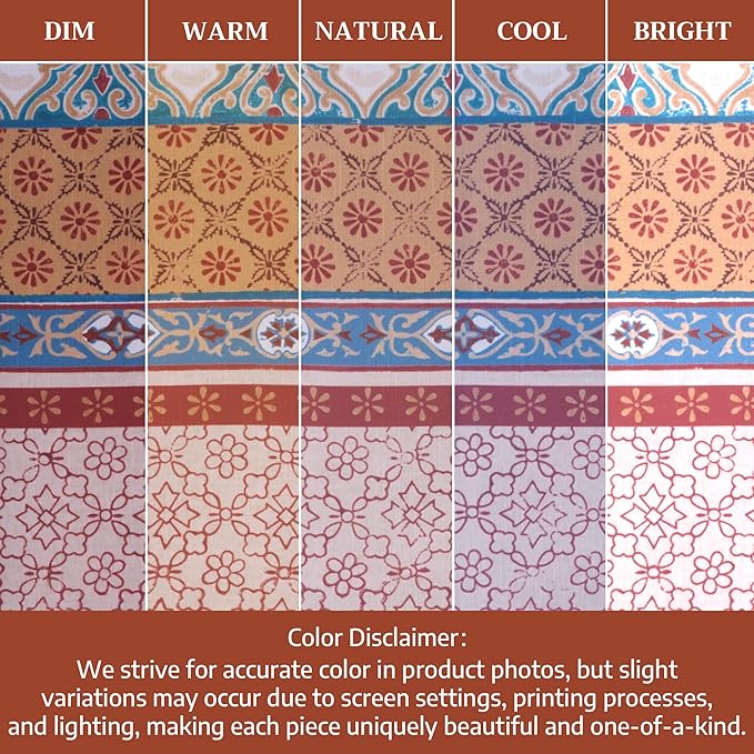Maison d' Hermine Table Cloth Rectangle Table 100% Cotton 60 x 90 Inches Fall Tablecloth Reusable Everyday Use for Thanksgiving Christmas Decorations Dining Farmhouse Party (Romane)